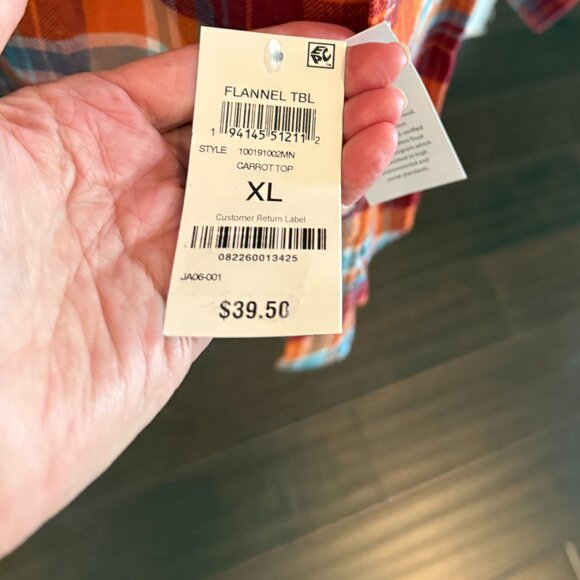 Club Room Men's Cotton Flannel Button-Down Shirt - Picture 8 of 9